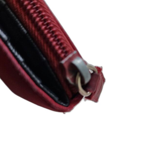 Prada Portafoglio Tessuto Zip Nylon Leather Wallet With COA and Box - Picture 14 of 16